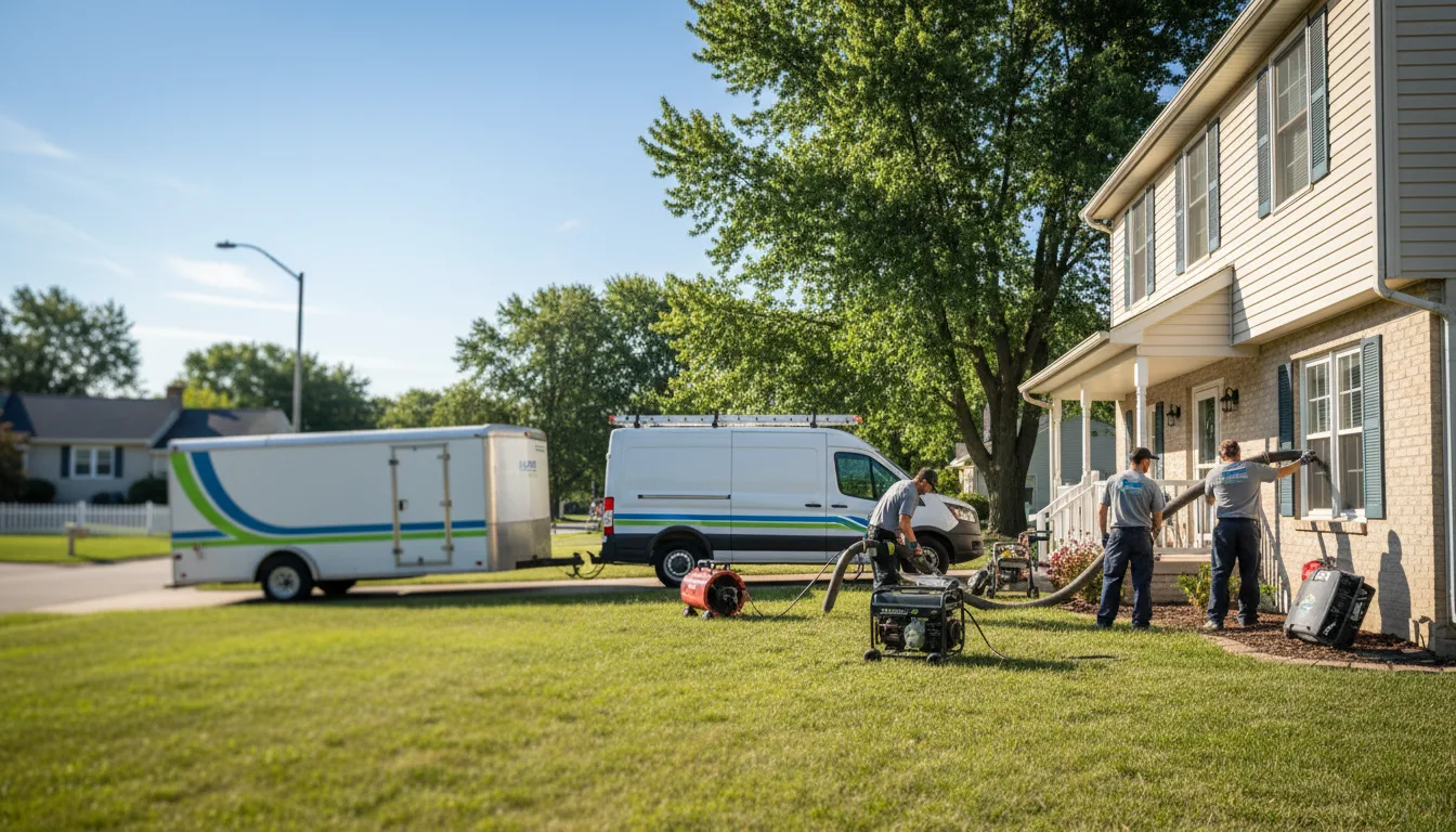 Flooded Basement Restoration And Cleanup With Repair in Mandan, ND near me